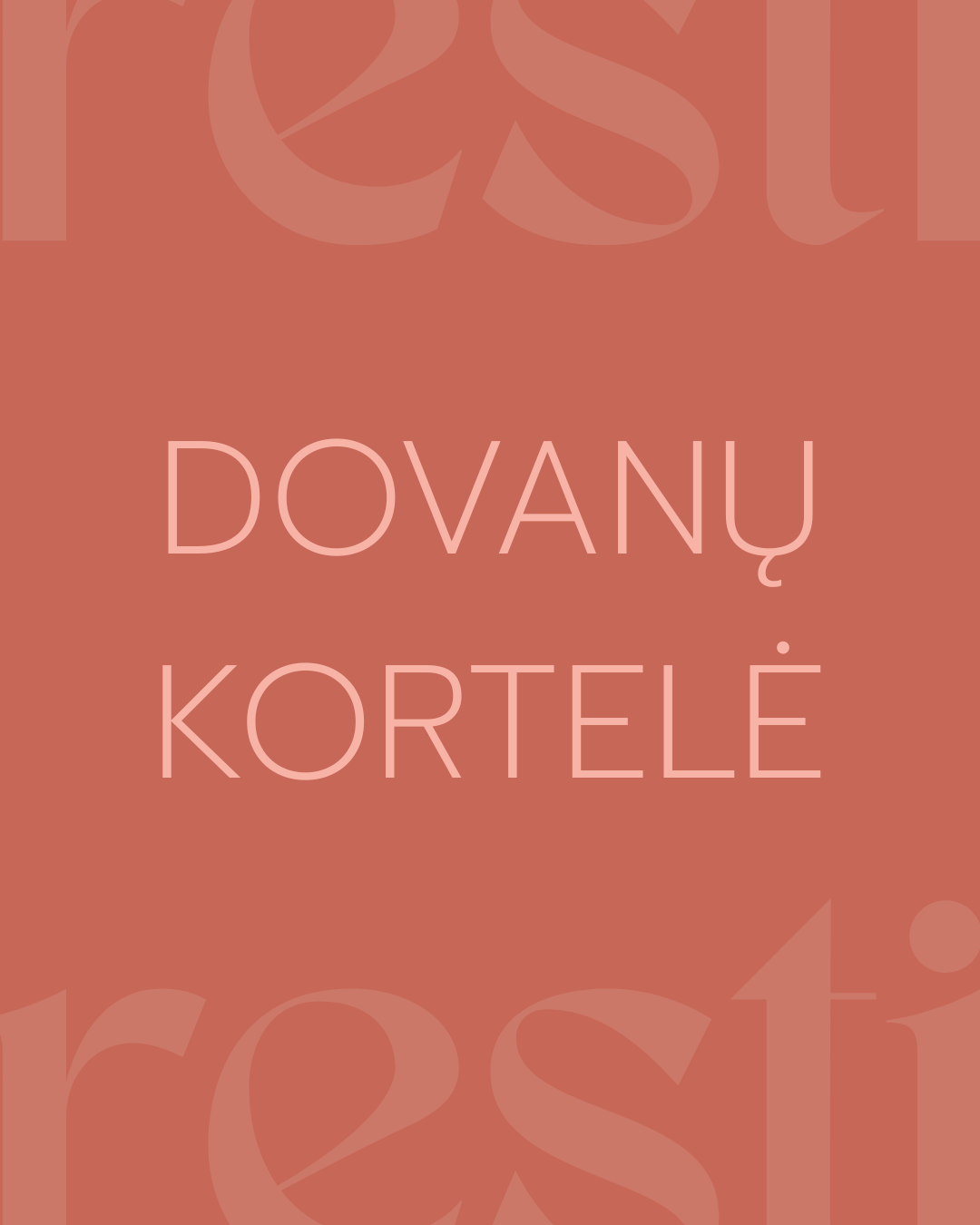 Dovanų kortelė